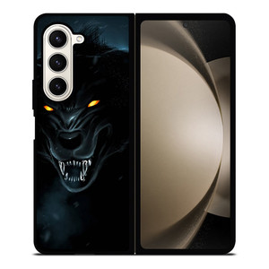 BLACK WILD WOLF Samsung Galaxy Z Fold 5 Case Cover