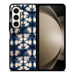 BLUE WILDFLOWER PATTERN Samsung Galaxy Z Fold 5 Case Cover