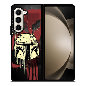 BOBA FETT HELMET STAR WARS ART Samsung Galaxy Z Fold 5 Case Cover