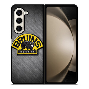 BOSTON BRUINS METAL LOGO Samsung Galaxy Z Fold 5 Case Cover