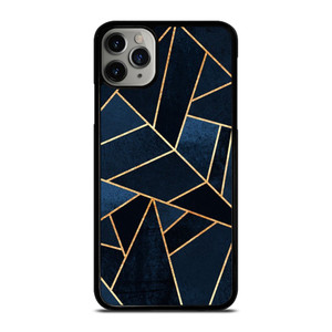 NAVY STONE CERAMIC ABSTRACT iPhone 11 Pro Max Case Cover