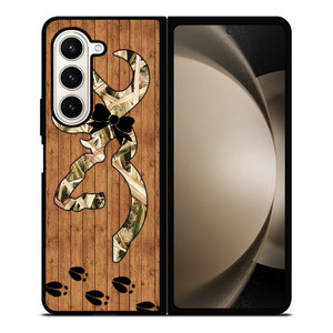 BROWNING WOODEN LOGO Samsung Galaxy Z Fold 5 Case Cover