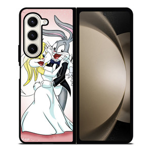 BUGS BUNNY AND LOLA LOVE Samsung Galaxy Z Fold 5 Case Cover BUGS BUNNY AND LOLA LOVE Samsung Galaxy Z Fold 5 Case Cover