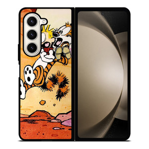 CALVIN AND HOBBES CARTOON 3 Samsung Galaxy Z Fold 5 Case Cover