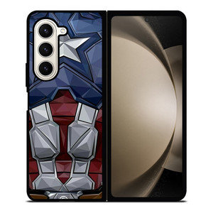 CAPTAIN AMERICA SUIT ARMOR AVENGERS Samsung Galaxy Z Fold 5 Case Cover CAPTAIN AMERICA SUIT ARMOR AVENGERS Samsung Galaxy Z Fold 5 Case Cover