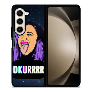CARDI B FACE CARTOON Samsung Galaxy Z Fold 5 Case Cover