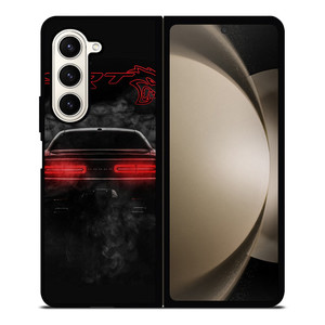CHALLENGER HELLCAT BLACK DODGE SRT Samsung Galaxy Z Fold 5 Case Cover