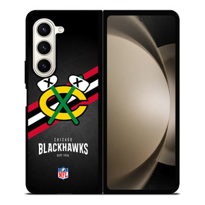 CHICAGO BLACKHAWKS NFL SYMBOL Samsung Galaxy Z Fold 5 Case Cover