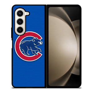 CHICAGO CUBS BASEBALL TEAM ICON LOGO Samsung Galaxy Z Fold 5 Case Cover