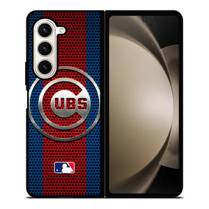 CHICAGO CUBS METAL LOGO Samsung Galaxy Z Fold 5 Case Cover