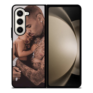 CHRIS BROWN AND BABY Samsung Galaxy Z Fold 5 Case Cover