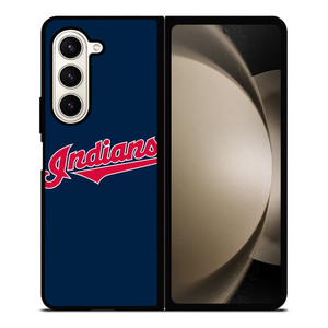 CLEVELAND INDIANS BASEBALL TEAM LOGO ICON Samsung Galaxy Z Fold 5 Case Cover