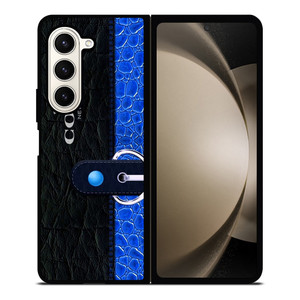 COACH BAG BLUE Samsung Galaxy Z Fold 5 Case Cover