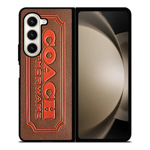 COACH LEATHERWARE EMBOSS Samsung Galaxy Z Fold 5 Case Cover