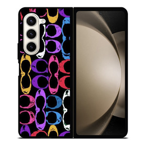 COACH NEW YORK ART LOGO Samsung Galaxy Z Fold 5 Case Cover
