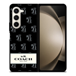 COACH NEW YORK BUNNY Samsung Galaxy Z Fold 5 Case Cover COACH NEW YORK BUNNY Samsung Galaxy Z Fold 5 Case Cover