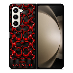 COACH NEW YORK CARBON Samsung Galaxy Z Fold 5 Case Cover COACH NEW YORK CARBON Samsung Galaxy Z Fold 5 Case Cover