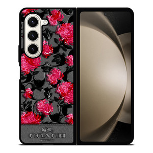 COACH NEW YORK FLOWER 3 Samsung Galaxy Z Fold 5 Case Cover