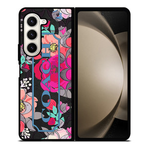 COACH NEW YORK FLOWER Samsung Galaxy Z Fold 5 Case Cover