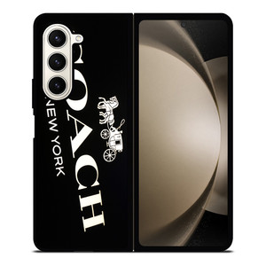 COACH NEW YORK LOGO 3 Samsung Galaxy Z Fold 5 Case Cover