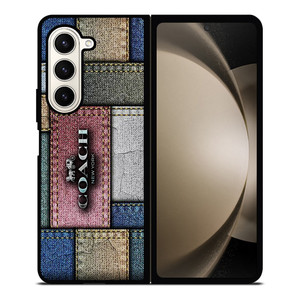COACH NEW YORK LOGO JEANS  Samsung Galaxy Z Fold 5 Case Cover
