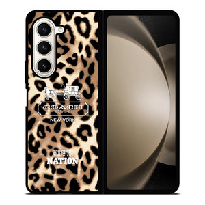 COACH NEW YORK PINK NATION LEPOARD Samsung Galaxy Z Fold 5 Case Cover COACH NEW YORK PINK NATION LEPOARD Samsung Galaxy Z Fold 5 Case Cover