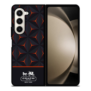 COACH NEW YORK PRISM Samsung Galaxy Z Fold 5 Case Cover