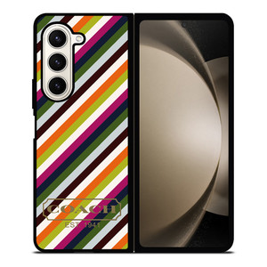 COACH NEW YORK RAINBOW Samsung Galaxy Z Fold 5 Case Cover COACH NEW YORK RAINBOW Samsung Galaxy Z Fold 5 Case Cover