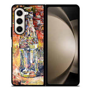 COCA COLA BOTTLE ART Samsung Galaxy Z Fold 5 Case Cover