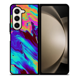 COLORFUL CHROME LIQUID Samsung Galaxy Z Fold 5 Case Cover