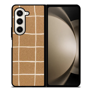 COQUETTE BROWN PATTERN Samsung Galaxy Z Fold 5 Case Cover COQUETTE BROWN PATTERN Samsung Galaxy Z Fold 5 Case Cover