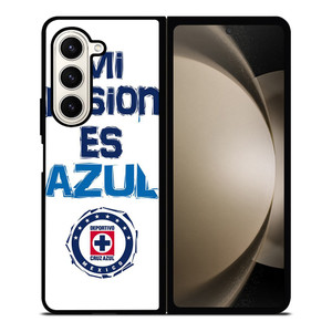 CRUZ AZUL FOOTBALL QUOTE Samsung Galaxy Z Fold 5 Case Cover