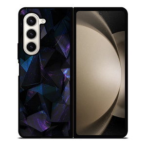 DARK ABSTRACT GEOMETRY Samsung Galaxy Z Fold 5 Case Cover