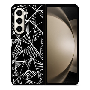 DARK TRIANGLE PATTERN Samsung Galaxy Z Fold 5 Case Cover