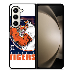 DETORIT TIGERS CLUB LOGO BASEBALL TEAM MLB ICON Samsung Galaxy Z Fold 5 Case Cover DETORIT TIGERS CLUB LOGO BASEBALL TEAM MLB ICON Samsung Galaxy Z Fold 5 Case Cover
