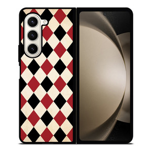 DIAMOND RED BACK PATTERN Samsung Galaxy Z Fold 5 Case Cover