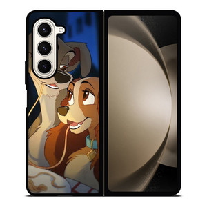DISNEY CARTOON LADY AND THE TRAMP Samsung Galaxy Z Fold 5 Case Cover