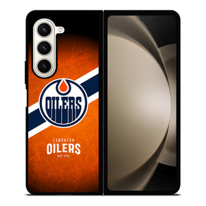 EDMONTON OILERS LOGO Samsung Galaxy Z Fold 5 Case Cover