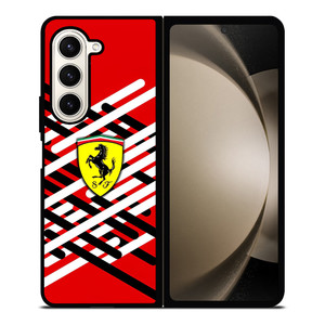 FERRARI RED LOGO NEW Samsung Galaxy Z Fold 5 Case Cover