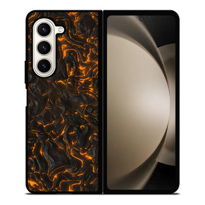FIRE AND LAVA TEXTURES Samsung Galaxy Z Fold 5 Case Cover