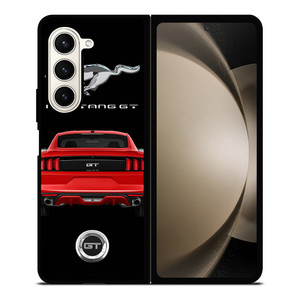 FORD MUSTANG GT RED CAR Samsung Galaxy Z Fold 5 Case Cover FORD MUSTANG GT RED CAR Samsung Galaxy Z Fold 5 Case Cover