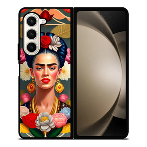 FRIDA KAHLO PAINTING FACE Samsung Galaxy Z Fold 5 Case Cover FRIDA KAHLO PAINTING FACE Samsung Galaxy Z Fold 5 Case Cover