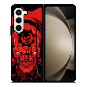 GEARS OF WAR SKULL LOGO 2 Samsung Galaxy Z Fold 5 Case Cover