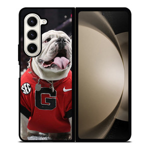 GEORGIA BULLDOGS NFL MASCOT Samsung Galaxy Z Fold 5 Case Cover