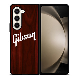 GIBSON GUITAR WOODEN LOGO Samsung Galaxy Z Fold 5 Case Cover