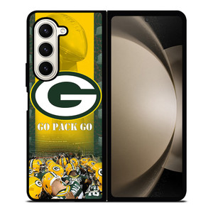 GREEN BAY PACKERS GO PACK GO Samsung Galaxy Z Fold 5 Case Cover GREEN BAY PACKERS GO PACK GO Samsung Galaxy Z Fold 5 Case Cover