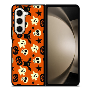 HALLOWEEN GHOST PATTERN Samsung Galaxy Z Fold 5 Case Cover