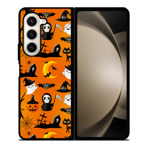 HAPPY HALLOWEEN CARTOON PATERN Samsung Galaxy Z Fold 5 Case Cover