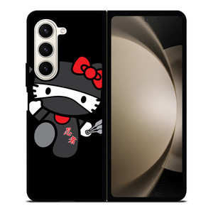 HELLO KITTY NINJA BLACK Samsung Galaxy Z Fold 5 Case Cover