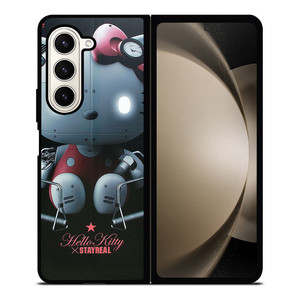 HELLO KITTY STAYREAL ROBOT Samsung Galaxy Z Fold 5 Case Cover HELLO KITTY STAYREAL ROBOT Samsung Galaxy Z Fold 5 Case Cover